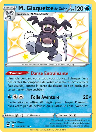Image de la carte Pokemon M. Glaquette de Galar SV021/72