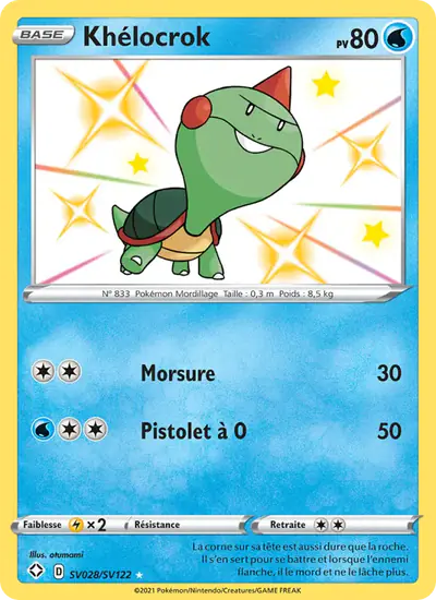 Image de la carte Pokemon Khélocrok SV028/72