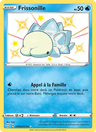 Image de la carte Pokemon Frissonille SV033/72