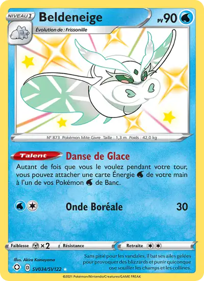 Image de la carte Pokemon Beldeneige SV034/72