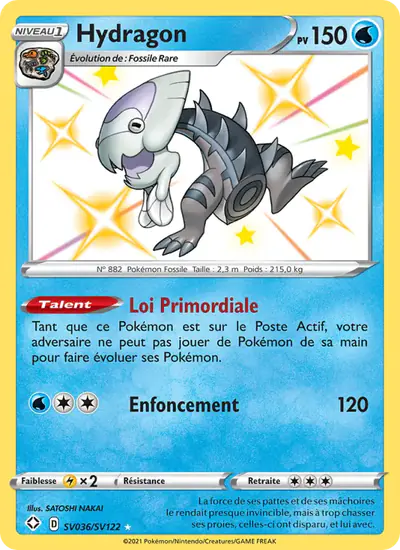 Image de la carte Pokemon Hydragon SV036/72