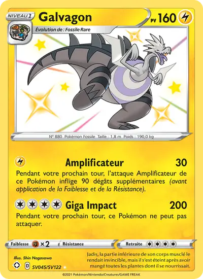Image de la carte Pokemon Galvagon SV045/72