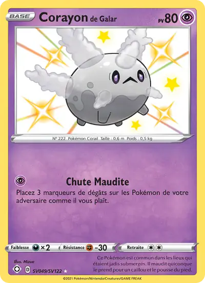 Image de la carte Pokemon Corayon de Galar SV049/72