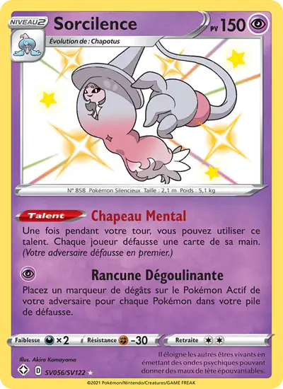 Image de la carte Pokemon Sorcilence SV056/72
