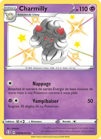 Image de la carte Pokemon Charmilly SV058/72