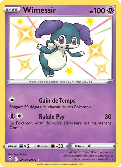 Image de la carte Pokemon Wimessir SV059/72
