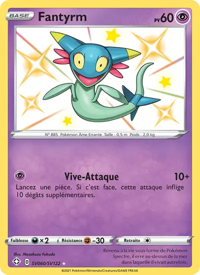 Image de la carte Pokemon Fantyrm SV060/72