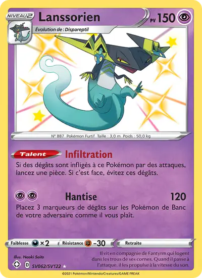 Image de la carte Pokemon Lanssorien SV062/72