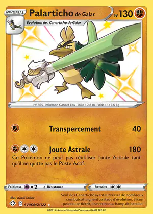 Palarticho de Galar SV064/SV122