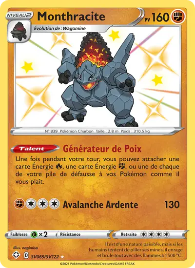 Image de la carte Pokemon Monthracite SV069/72
