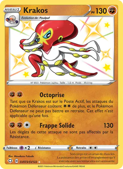 Image de la carte Pokemon Krakos SV073/72