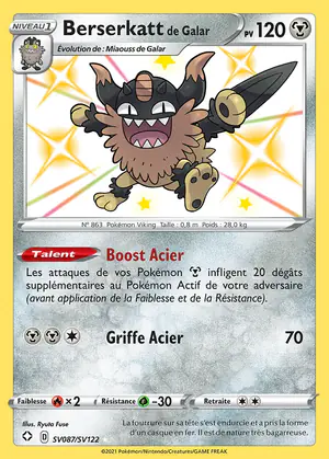 Berserkatt de Galar SV087/SV122