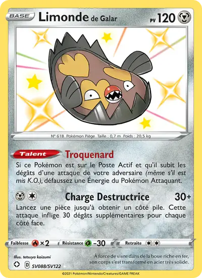 Image de la carte Pokemon Limonde de Galar SV088/72