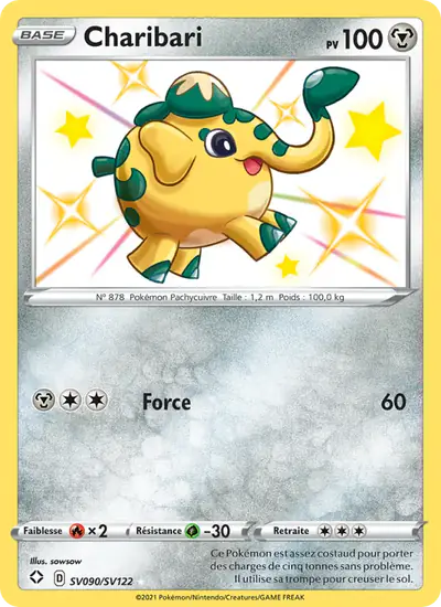 Image de la carte Pokemon Charibari SV090/72