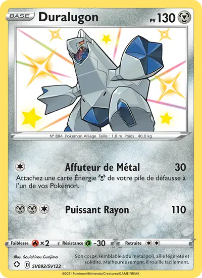 Image de la carte Pokemon Duralugon SV092/72