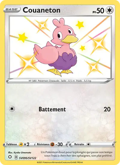 Image de la carte Pokemon Couaneton SV095/72
