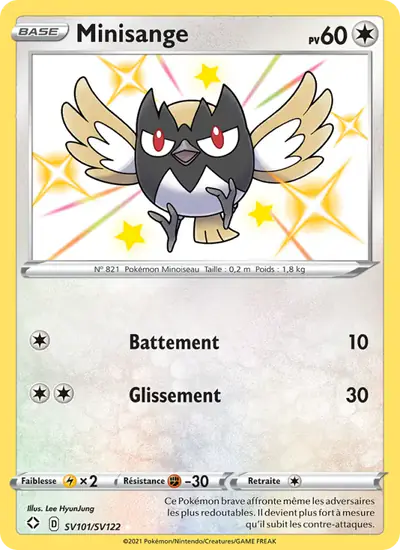 Image de la carte Pokemon Minisange SV101/72