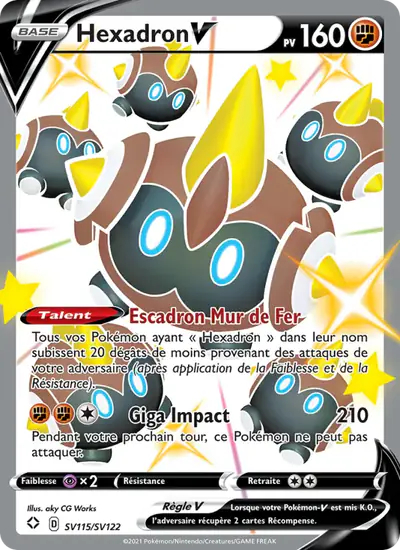 Image de la carte Pokemon Hexadron V SV115/72