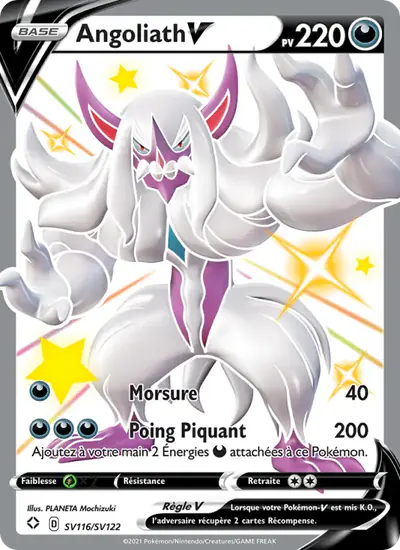 Image de la carte Pokemon Angoliath V SV116/72