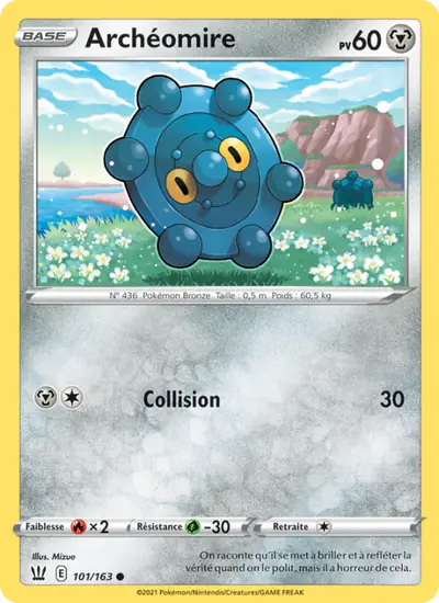 Image de la carte Pokemon Archéomire 101/163