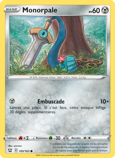 Image de la carte Pokemon Monorpale 105/163
