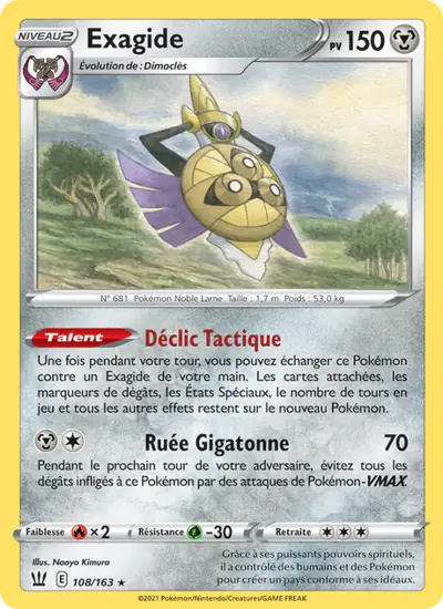Image de la carte Pokemon Exagide 108/163