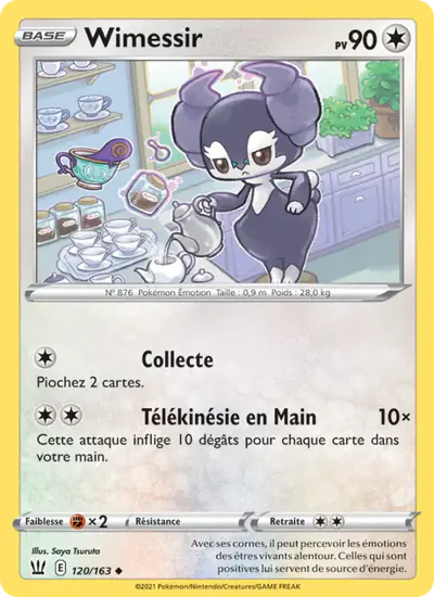 Image de la carte Pokemon Wimessir 120/163