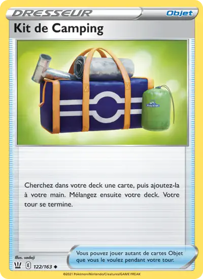 Image de la carte Pokemon Kit de Camping 122/163
