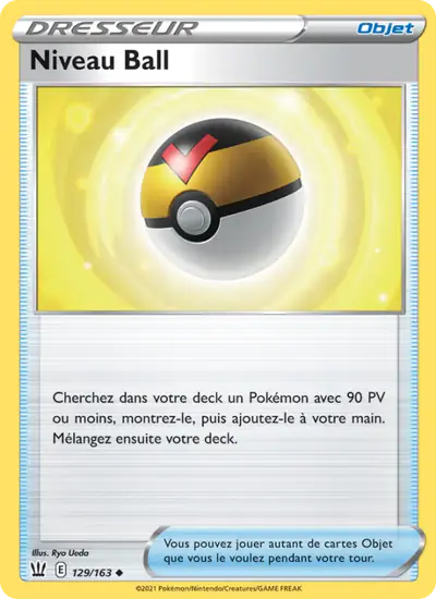 Image de la carte Pokemon Niveau Ball 129/163