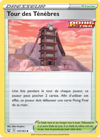 Image de la carte Pokemon Tour des Ténèbres 137/163