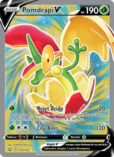 Image de la carte Pokemon Pomdrapi V 143/163