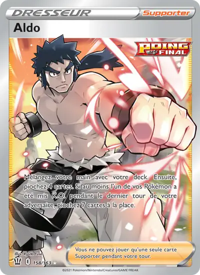Image de la carte Pokemon Aldo 158/163