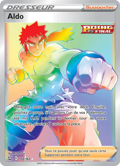 Image de la carte Pokemon Aldo 172/163