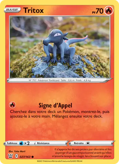 Image de la carte Pokemon Tritox 027/163
