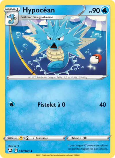 Image de la carte Pokemon Hypocéan 032/163