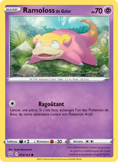 Image de la carte Pokemon Ramoloss de Galar 054/163
