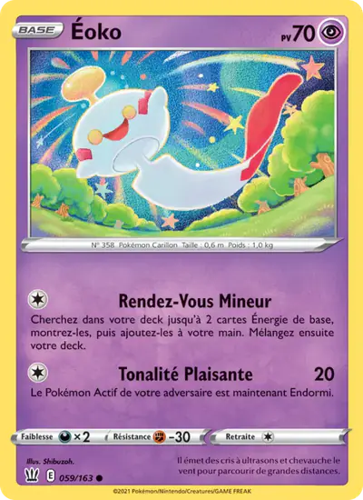 Image de la carte Pokemon Éoko 059/163