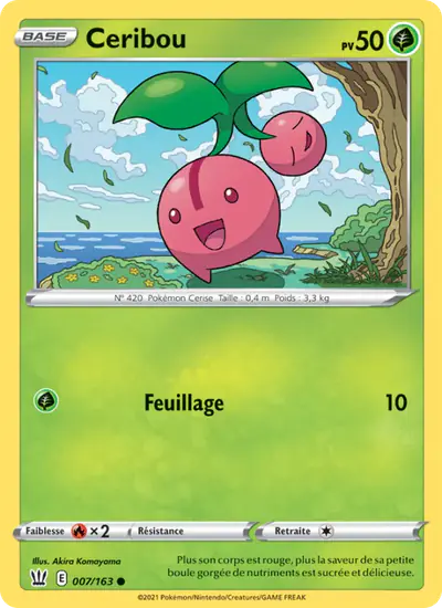Image de la carte Pokemon Ceribou 007/163