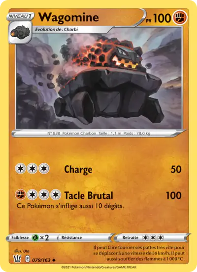 Image de la carte Pokemon Wagomine 079/163