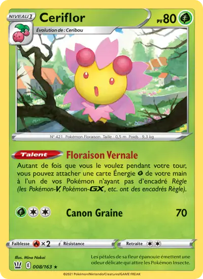Image de la carte Pokemon Ceriflor 008/163