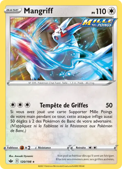 Image de la carte Pokemon Mangriff 120/198