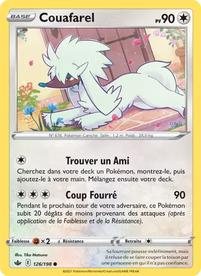 Image de la carte Pokemon Couafarel 126/198