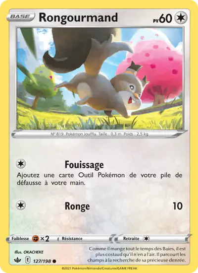 Image de la carte Pokemon Rongourmand 127/198