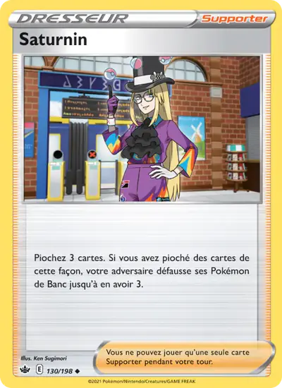 Image de la carte Pokemon Saturnin 130/198