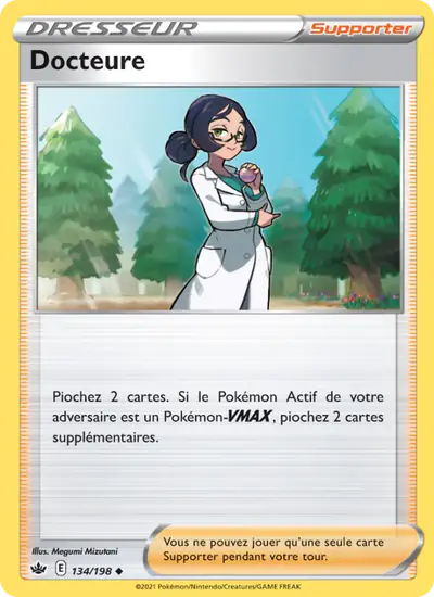 Image de la carte Pokemon Docteure 134/198
