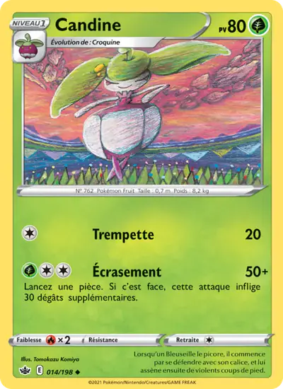 Image de la carte Pokemon Candine 014/198