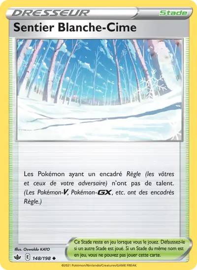 Image de la carte Pokemon Sentier Blanche-Cime 148/198