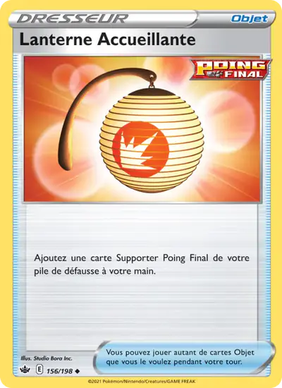 Image de la carte Pokemon Lanterne Accueillante 156/198