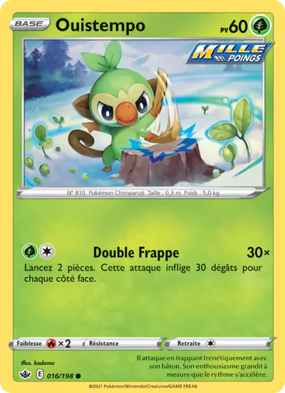 Image de la carte Pokemon Ouistempo 016/198