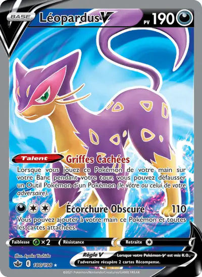 Image de la carte Pokemon Léopardus V 180/198